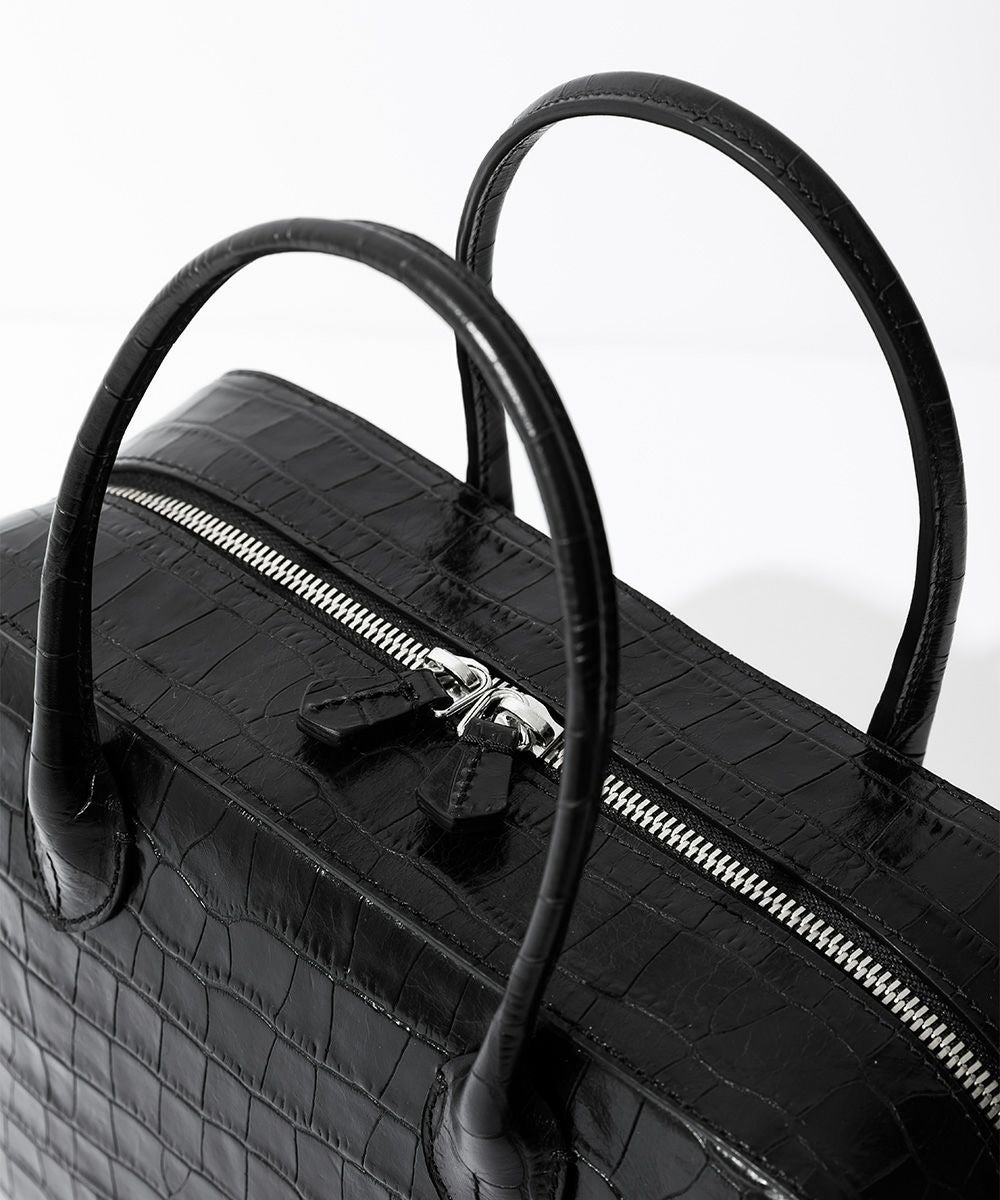 CROCO BOX-BOSTON(M) | Online Store | MAISON CANAU メゾンカナウ