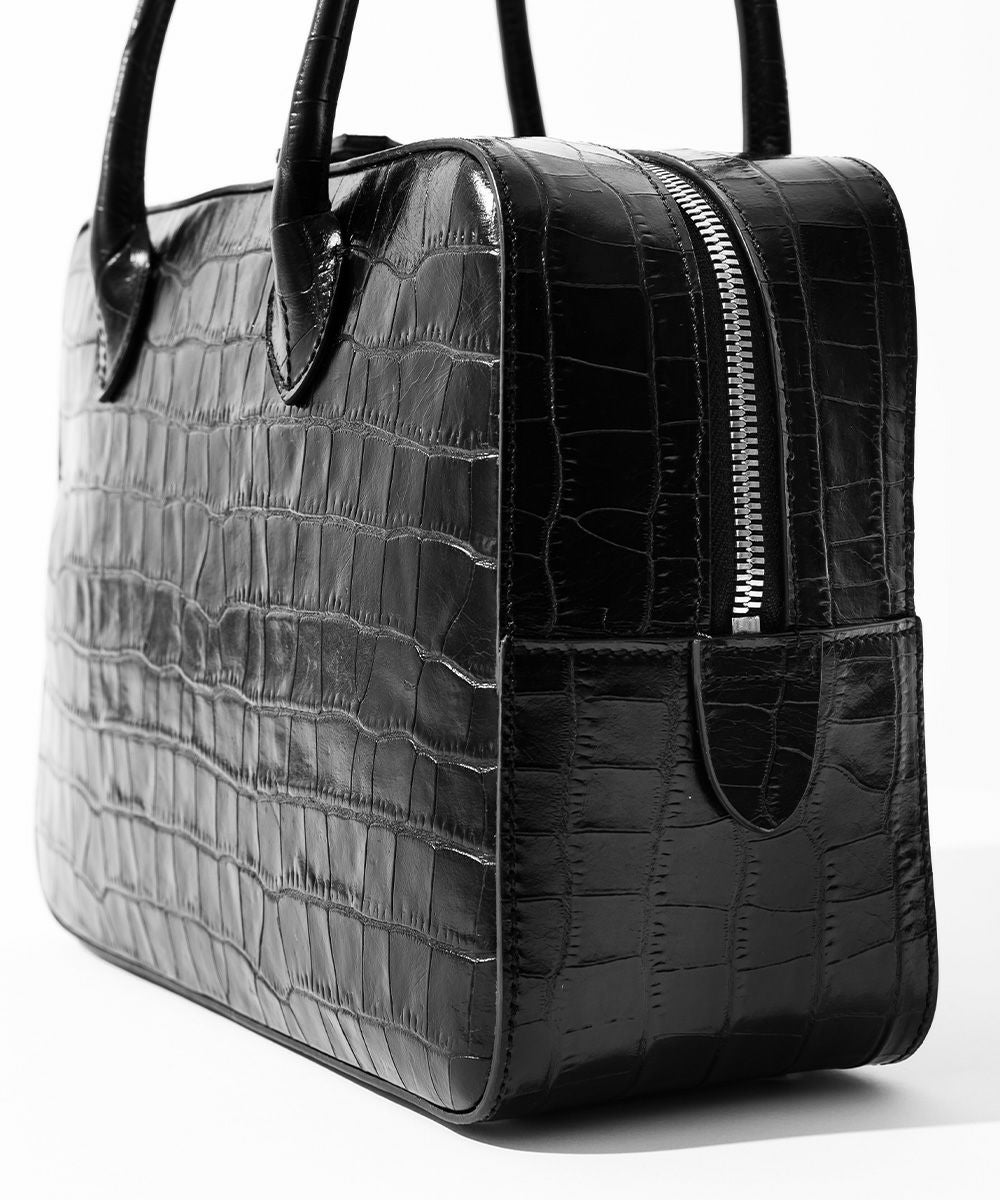 CROCO BOX-BOSTON(M) | Online Store | MAISON CANAU メゾンカナウ