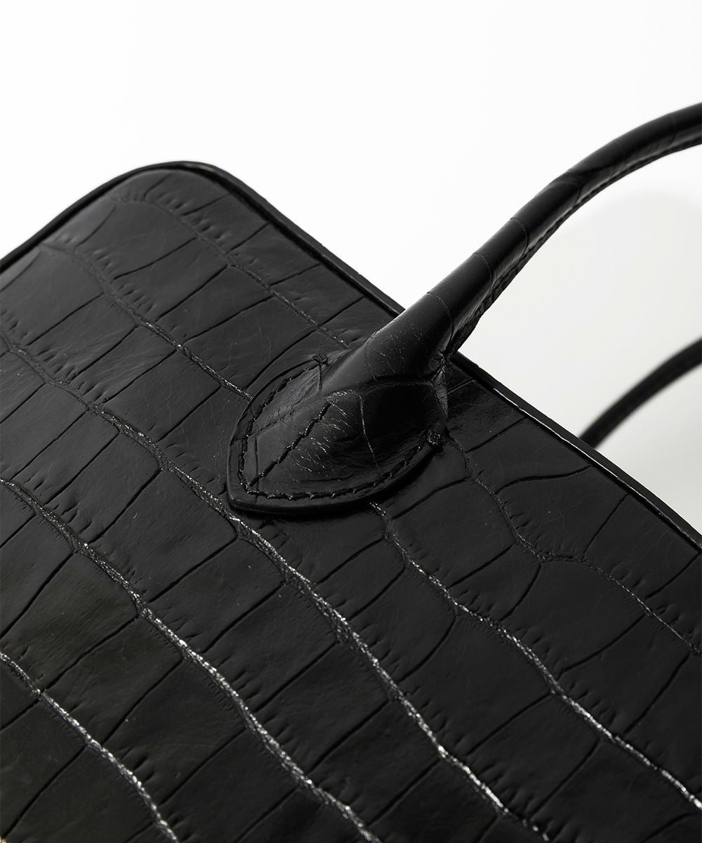 CROCO BOX-BOSTON(M) | Online Store | MAISON CANAU メゾンカナウ
