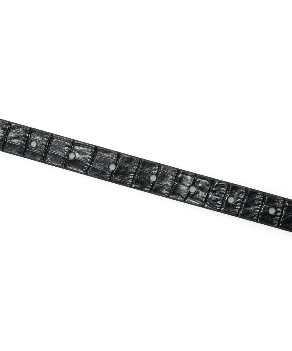 CROCO BUCKLE METAL BELT | Online Store | MAISON CANAU メゾンカナウ