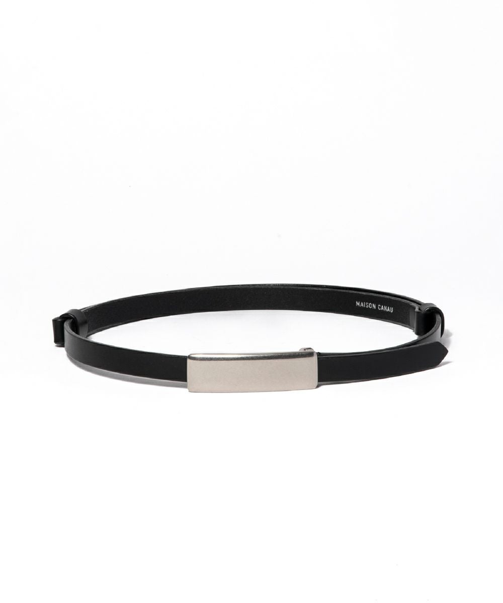 SMOOTH RECTANGLE METAL BELT | Online Store | MAISON CANAU
