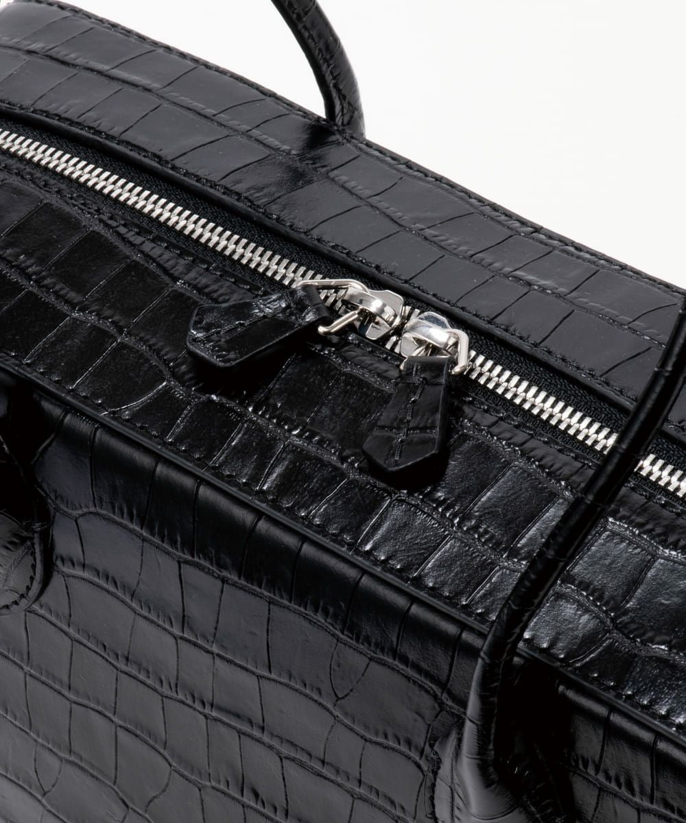 CROCO EW BOX BOSTON | Online Store | MAISON CANAU メゾンカナウ
