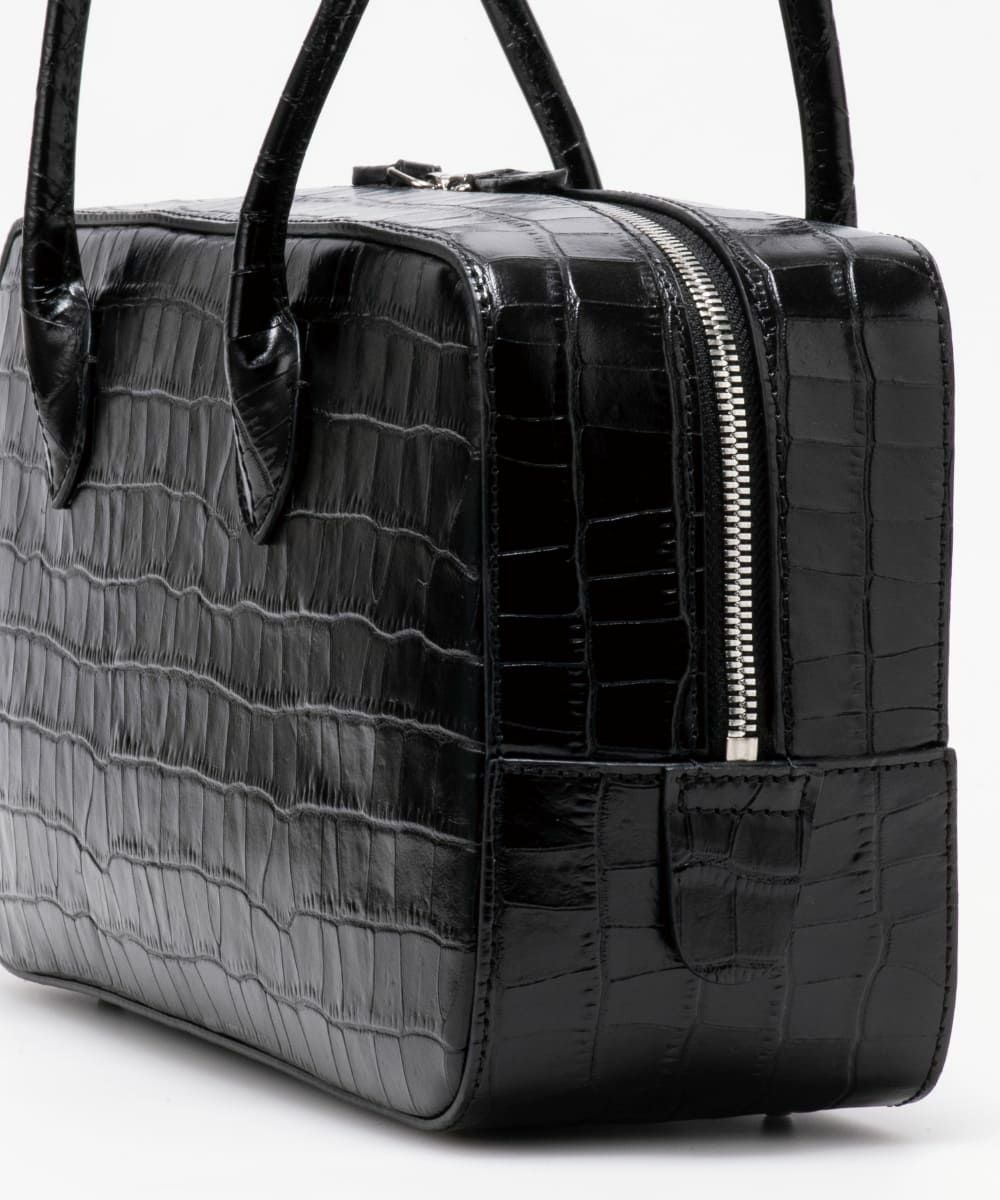 CROCO EW BOX BOSTON | Online Store | MAISON CANAU メゾンカナウ