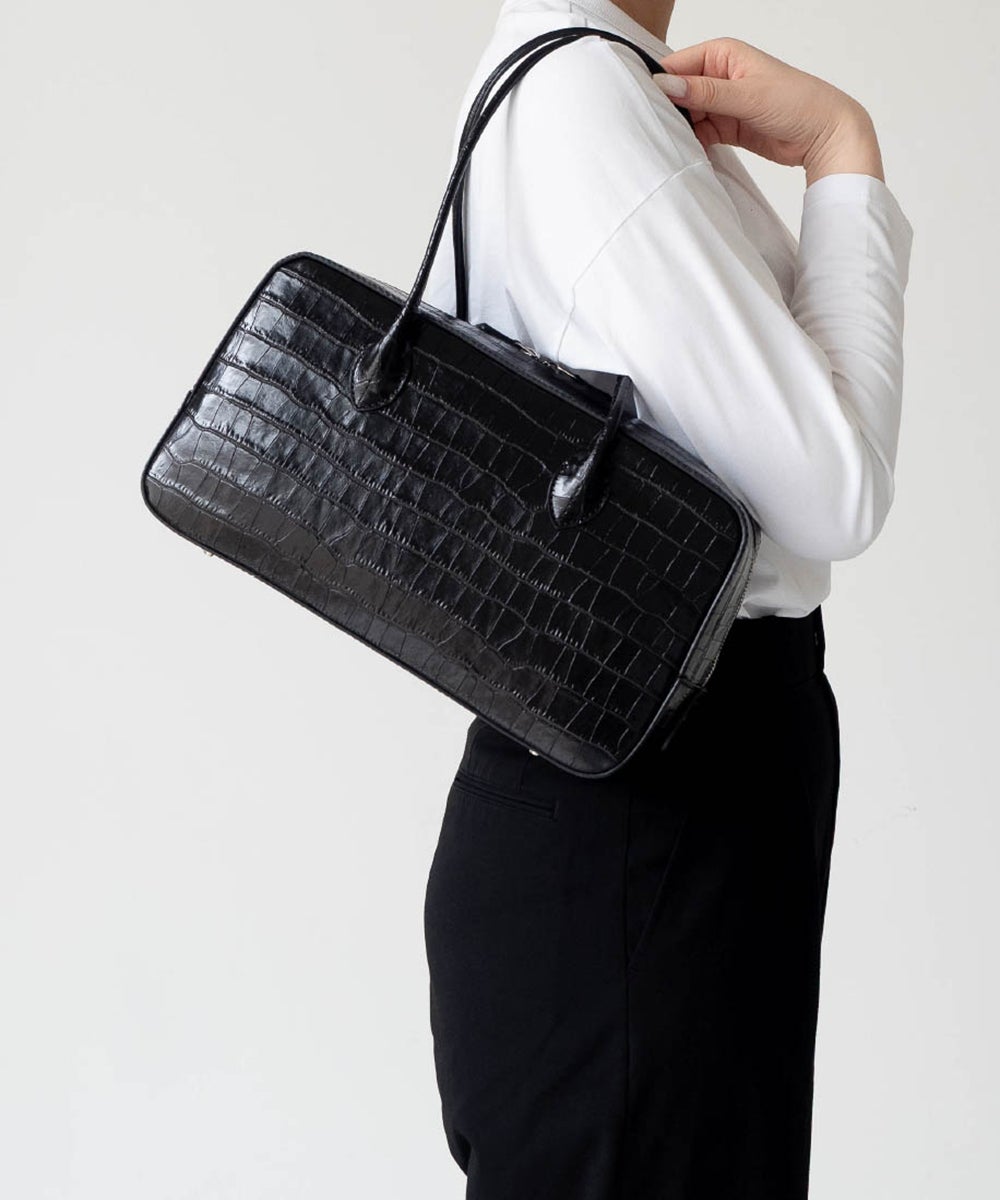 CROCO EW BOX BOSTON | Online Store | MAISON CANAU メゾンカナウ